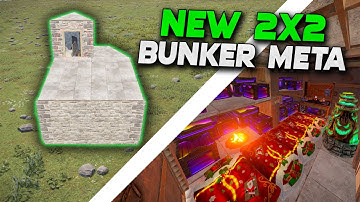 NEW 2X2 BUNKER META | Rust Building Tutorial 2023