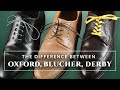 Men's Dress Shoes: Difference Between Oxford , Derby & Blucher Shoes Explained