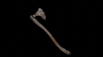 Viking axe 3D model || "Old family heirloom " || Blender