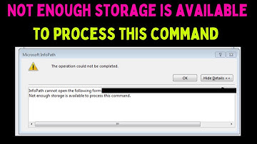 How to Fix Not Enough Storage is Available to Process This Command Error on Windows 11
