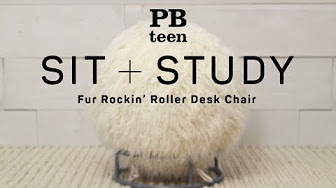 Sit Study Desk Chairs For Pbteen Youtube