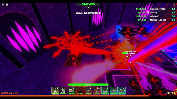 The last 15 waves of Nightmare Mode (Cube Defense)