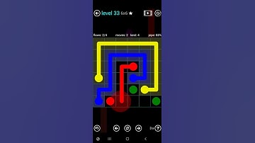 How To Solve Flow Free Interval Pack Level 33 6x6 Board Walk Through Solution Walkthrough