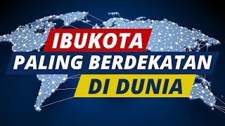 Shortest Distance Between National Capitals Around the World