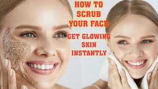 Face scrub for skin whitening|Himalaya clear complexion face scrub|how to scrub your face|