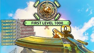 COD WW2: UNLOCKING WORLD'S FIRST LEVEL 1000 LIVE! MASTER PRESTIGE UNLOCK Call of Duty Gameplay