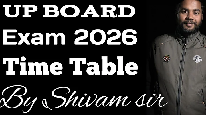 Up board exam 2026 10th and 12th Time Table 