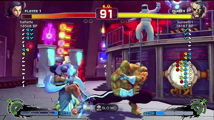 sunset01 [Sagat] vs Jiban [Rose] SSF4 Japanese Online Ranked Matches - TRUE-HD