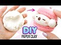 DIY PAPER CLAY!!! Comparing DIY Clay with Store Brands! DIY Koala Macaron Tutorial