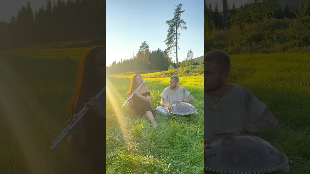 Handpan & Flute music | Denys & Nadia #handpan #denysbalykhin #flute