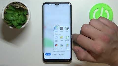 How to Change Google Maps Type in Samsung Galaxy A10?