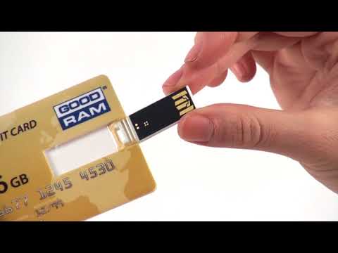 Флешка Goodram Gold USB Credit Card