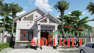Nhà cấp 4 mái Thái 600 triệu
