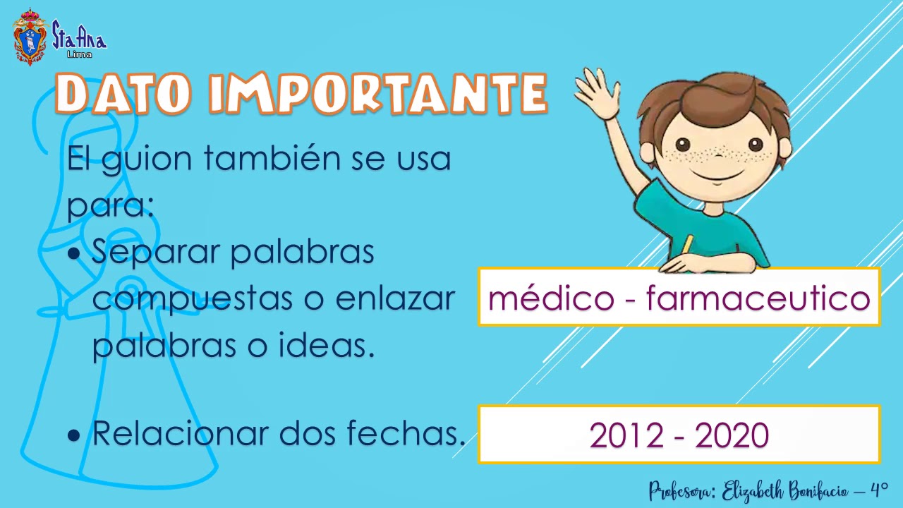 El guion y la raya YouTube