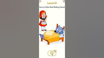 DOP : Delete One Part- Level 81 Save little red riding hood #shorts #dop2 #deleteonepart #viral #dop