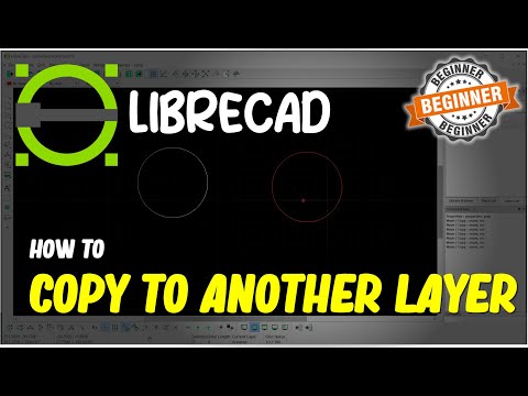 LibreCAD How To Copy To Another Layer For Beginner