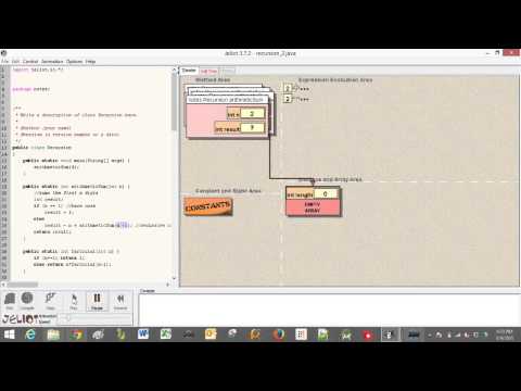 Recursion with jeliot