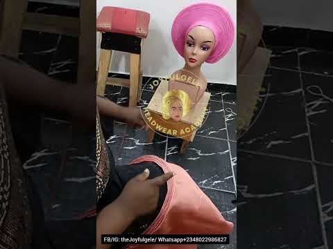 How to create the Round Pleated Autogele #autogele #sewingtutorial #diy#joyfulgele #geletutorial 
