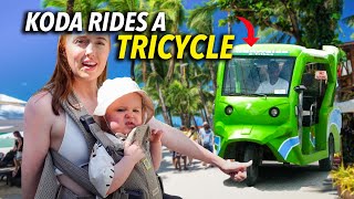 Baby's First Tricycle Ride! Local Experiences in Boracay