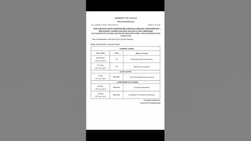 revised timetable bba fourth semester #bba #calicutuniversity #2024 #viralshorts #timetable