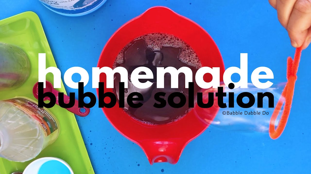 The Two Best Homemade Soap Bubble Recipes