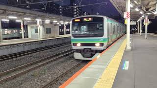 【常磐線】1885H E231系0番台 マト128 104編成 我孫子駅 到着シーン