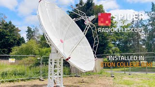 SPIDER 500A radio telescope installed in Eton College, UK