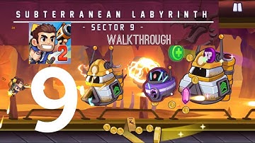 Jetpack Joyride 2: Subterranean Labyrinth SECTOR 9 #walkthrough #applearcade #appsunveiled