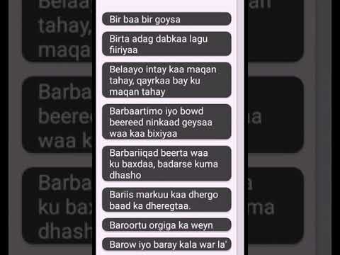 Mahmahyo Xarafka B Oo Xikmad Iyo Diragilin Leh