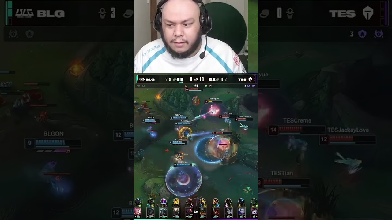 ON THREE MAN ULT | kmtlol on #twitch  #leagueoflegends #esports #LPL #BLG