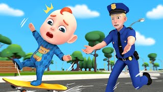 Police Take Care Of Baby | Safety Song | Safety Rules | Rosoo Nursery Rhymes &amp; Kids Song