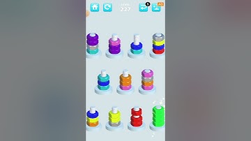 Nuts Sort Level 225-226 #gameplay #nutssort #androidgames #nutsandbolts