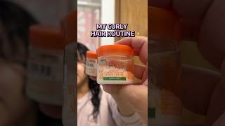 Curly Hair Routine Using Cantu Leave In Conditioner