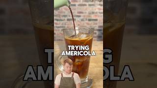 Trying An Americola. Would You Try This? #coffee #cocacola #shorts