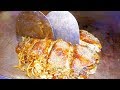 Okonomiyaki (Japanese Pizza) - Japanese street food