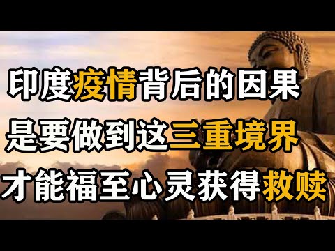 【佛曰堂】印度疫情背后的因果，是要做到这三重境界，才能福至心灵获得救赎