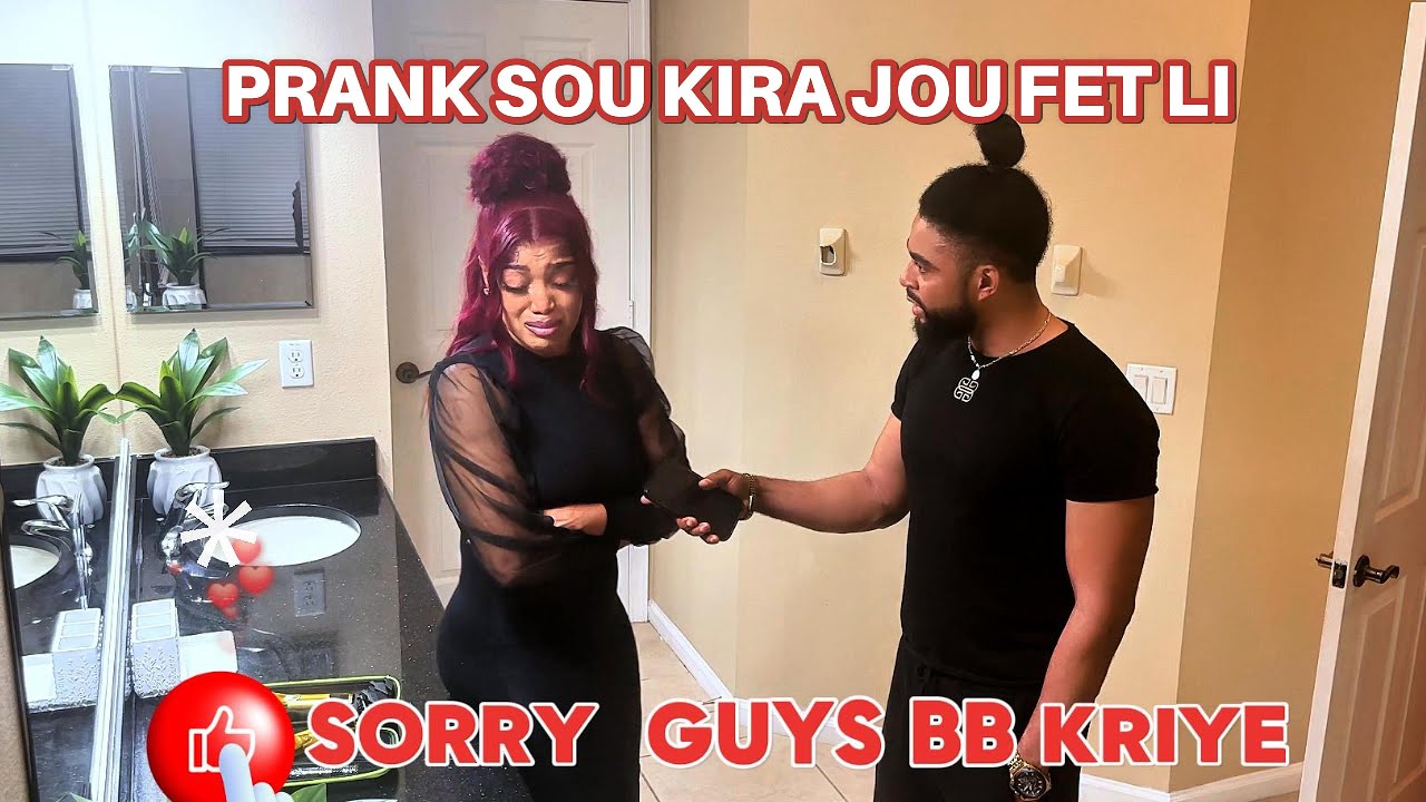 GADE POUKISA GMAX FÈ KIRA KRIYE PRÒP JOU FÈT LI,HOOO NOO PRANK SA TRÒP. @kiraandre