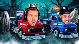LIPAO e GQ na viagem FANTASMA DE CAMINHÃO! - Global Trucks Online screenshot 5