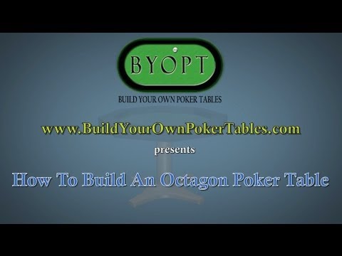How to Build an Octagon Poker Table Video