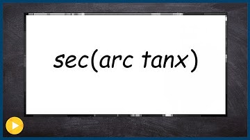 Exam Review   Composition of trig function and inverse using x