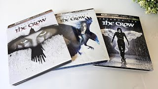 The Crow (Steelbook) 4K UltraHD Blu-ray DVD Unboxing | Disc Menu Reveal