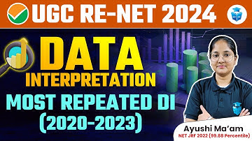 UGC NET Paper 1 Data Interpretation | Most Repeated DI Asked in 2020-23 | Ayushi Mam JRFAdda
