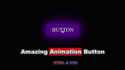 Красивая анимированная кнопка на чистом HTML&CSS шаг за шагом || Amazing animation button using CSS