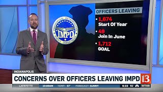 Concern over officers leaving IMPD