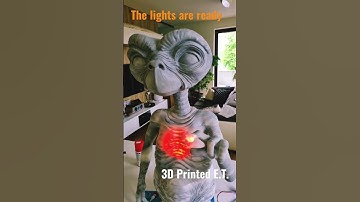 3D Printed E.T.: The lights are ready #3dprinting #et #figures
