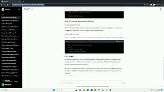 can t install a python package use it in a GitHub Action