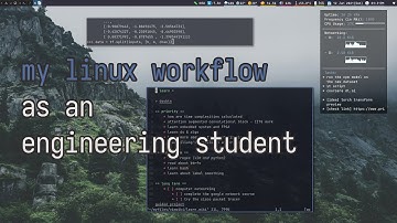 linux workflow for an engineering student