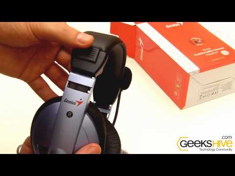 Genius HS-04A Stereo PC Headset w-Microphone Unboxing by www.geekshive.com