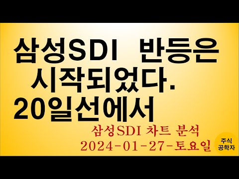   삼성SDI 주가전망 240127토