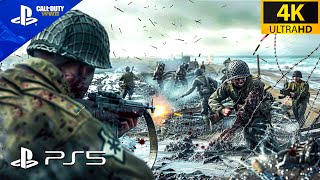 D-Day | Realistic Ultra Graphics Gameplay 4K 60FPS Call of Duty: WWII PS5.